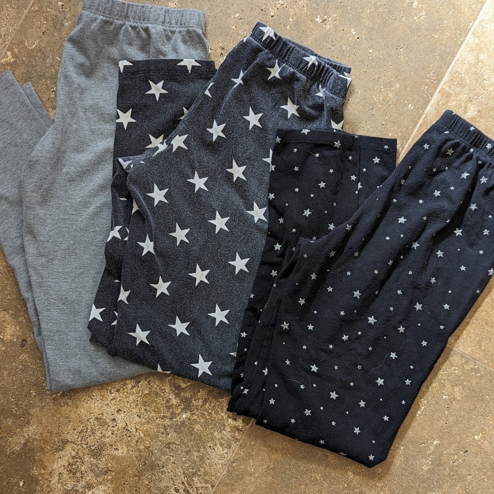3 Pairs Stretch Pants Pre-Teen Size XXL (16)